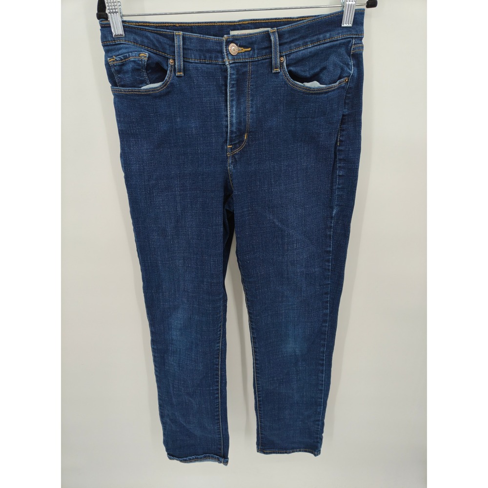 Levi Strauss & Co Womens Classic Straight Leg Blue Jeans Size 8 Medium Wash